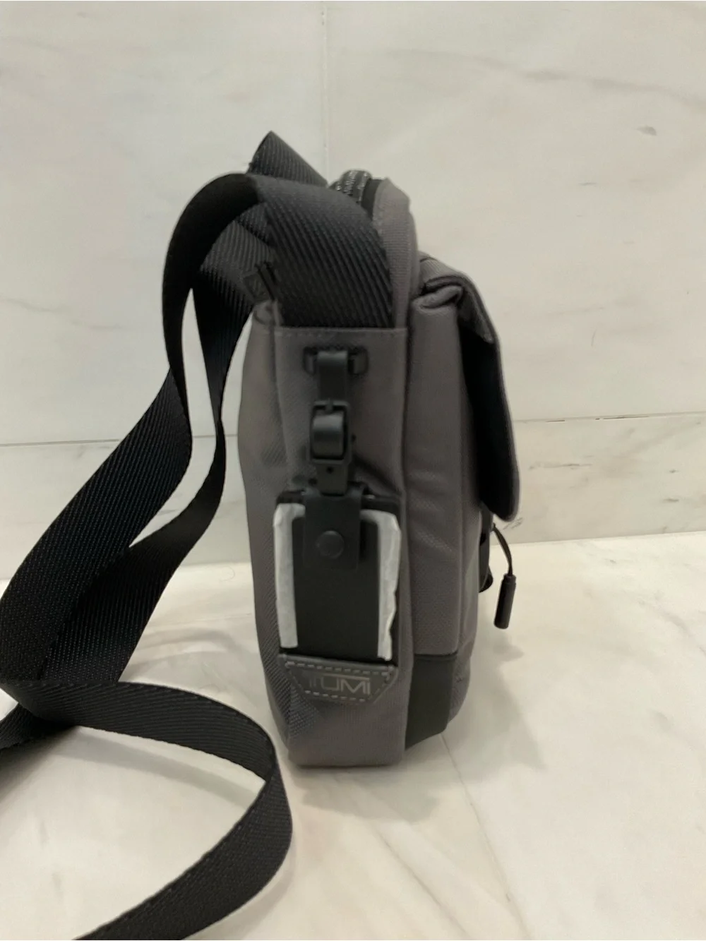 NEW Tumi ALPHA BRAVO JUNIOR 9.5” Ballistic Nylon Sling Crossbody Bag - CHARCOAL